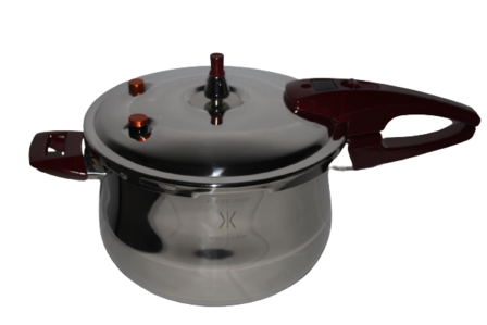 Kookkunst Holland snelkookpan 12 liter inductie - roestvrijstaal - pressor cooker - stainless steel