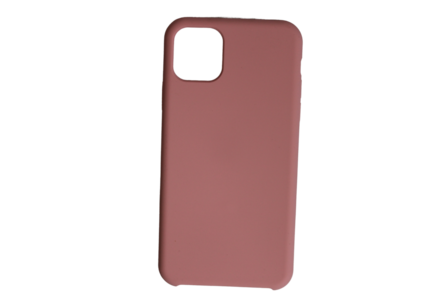 iphone 11 pro max siliconen luxe hoesje roze