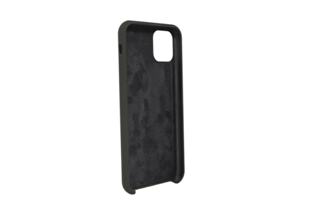 iphone 11 pro max siliconen luxe hoesje zwart