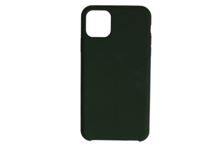 iphone 11 pro max siliconen luxe hoesje donker groen