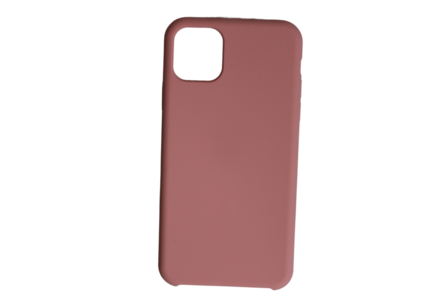 iphone 11 siliconen luxe hoesje roze