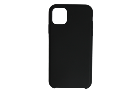 iphone 11 siliconen luxe hoesje zwart