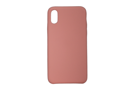 iphone X Max siliconen luxe hoesje roze