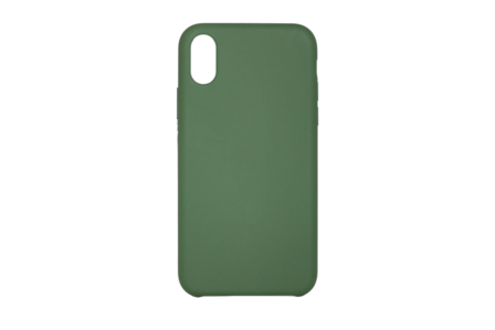 iphone X Max siliconen luxe hoesje donker groen