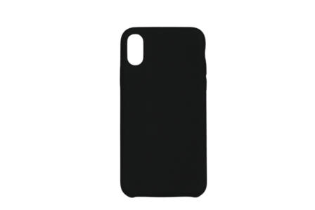 iphone X siliconen luxe hoesje zwart