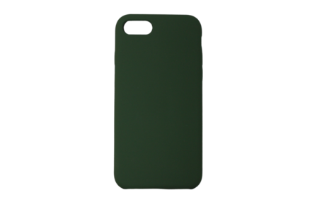 iphone 8 plus / 7 plus siliconen luxe hoesje donker groen
