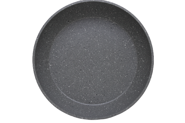 Kookkunst Holland braadpan met glazen deksel 20cm - marmeren coating - inductie - Non-stick - anti aanbaklaag