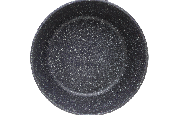 Honhay lage braadpan met glazen deksel 24cm - marmeren coating - inductie - Non-stick - anti aanbaklaag