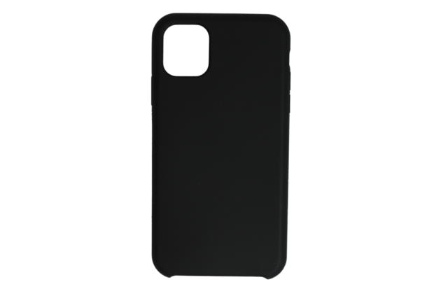 iphone 11 pro max siliconen luxe hoesje zwart