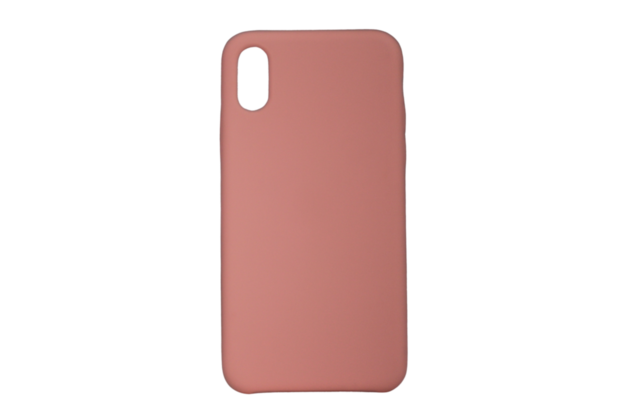 iphone X Max siliconen luxe hoesje roze