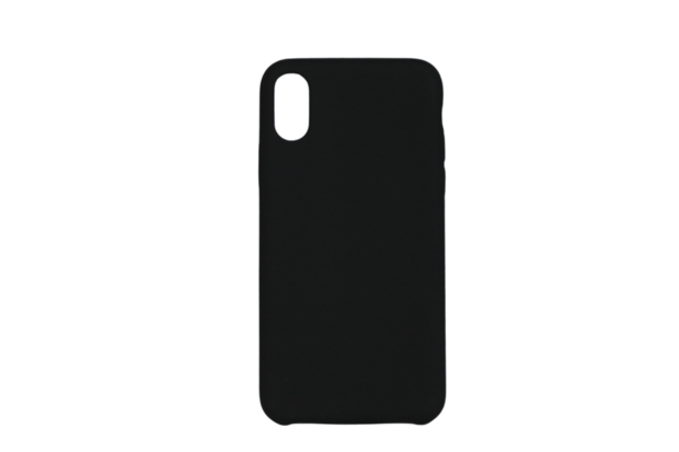 iphone X siliconen luxe hoesje zwart